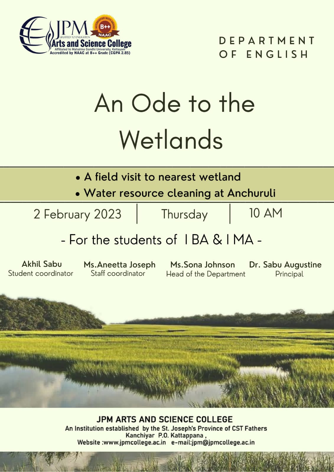 An Ode to the Wetlands